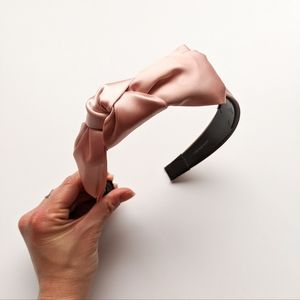 Blush Pink Bow Statement Headband